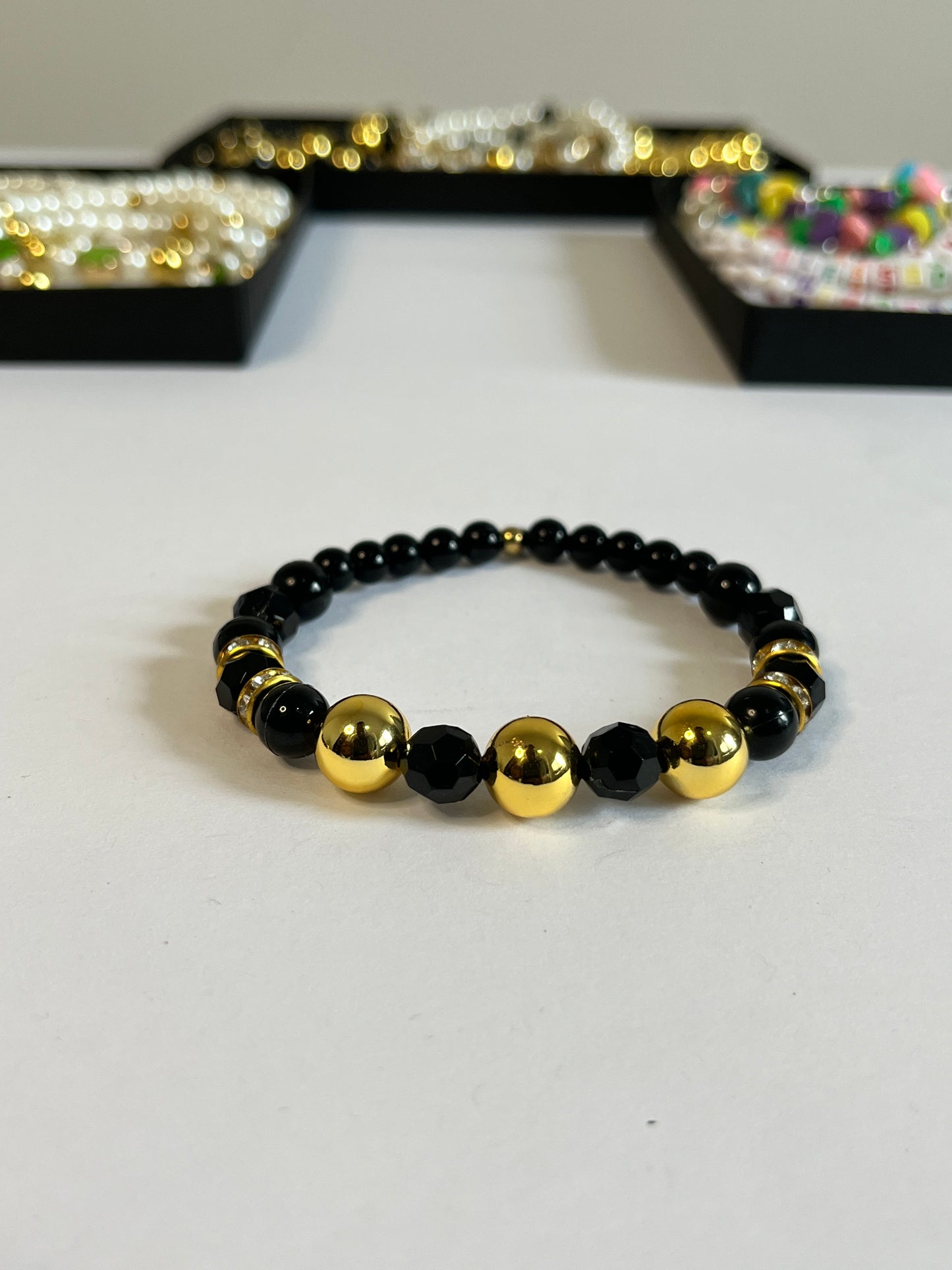 Midnight Gold Bracelet “3moons”