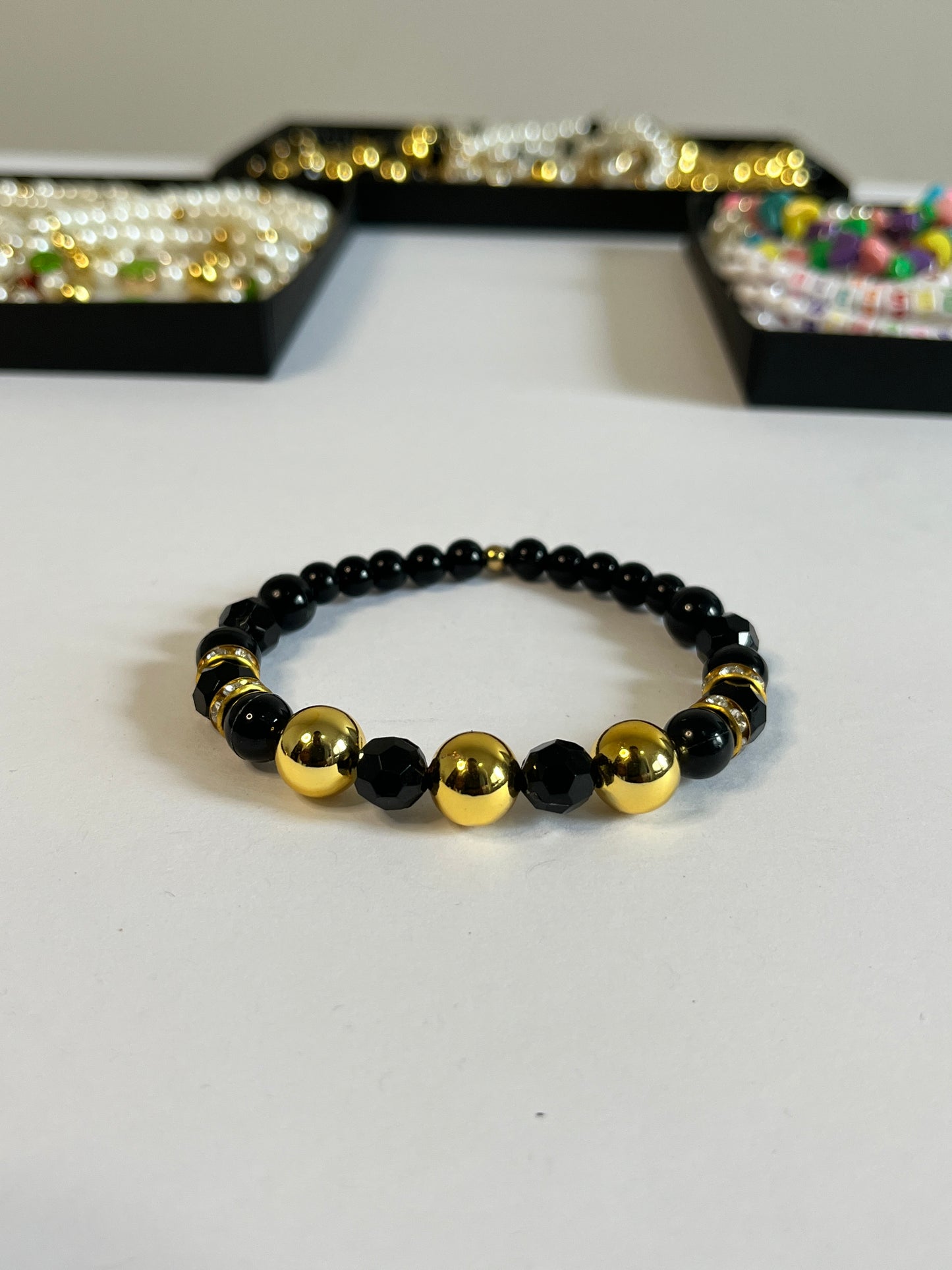 Midnight Gold Bracelet “3moons”