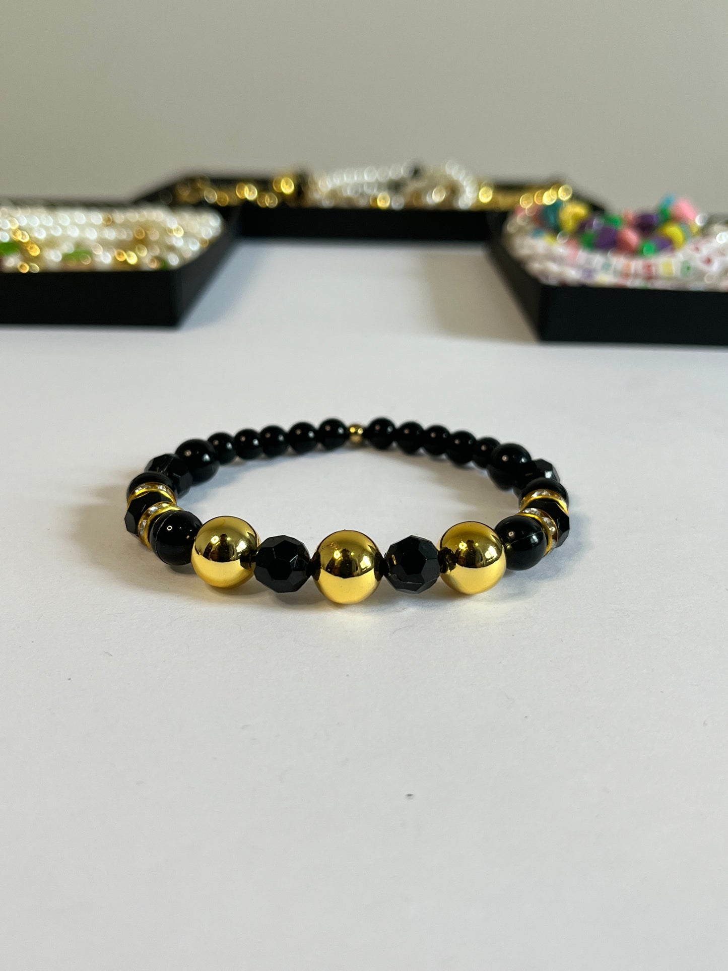 Midnight Gold Bracelet “3moons”
