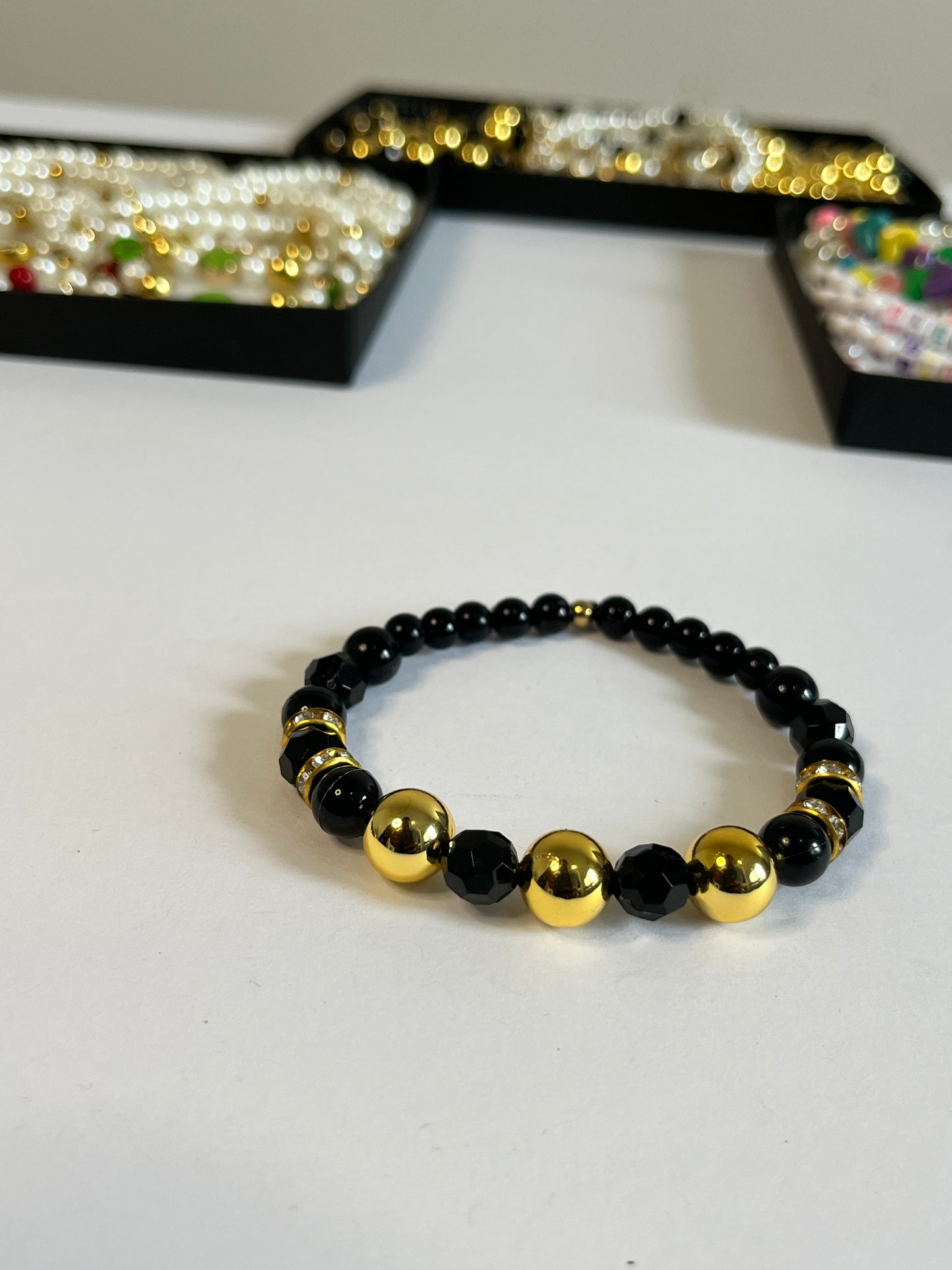 Midnight Gold Bracelet “3moons”