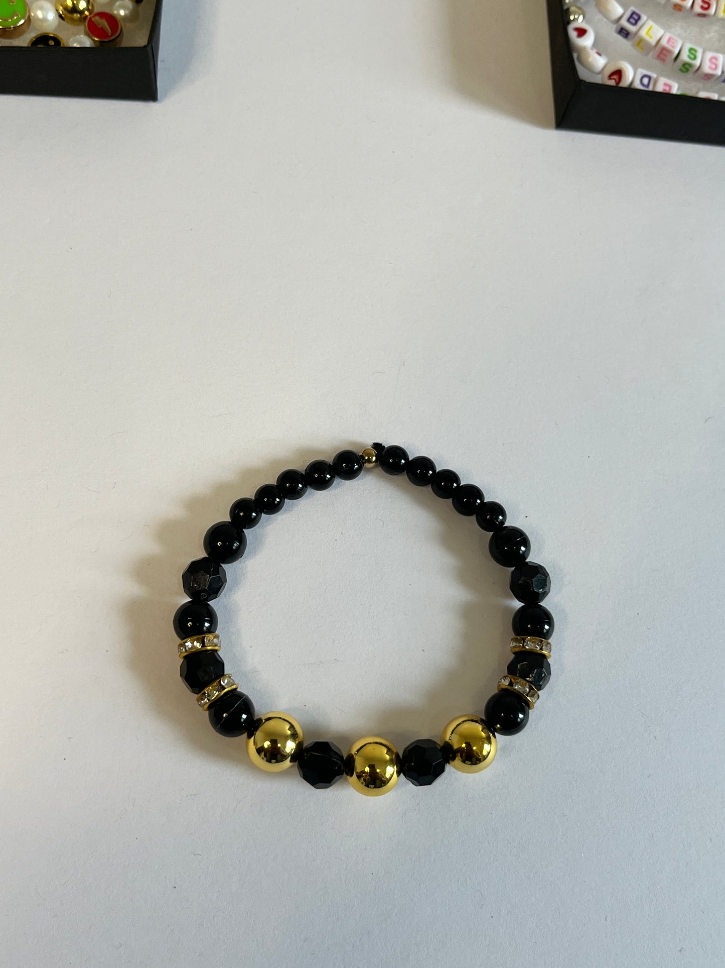 Midnight Gold Bracelet “3moons”