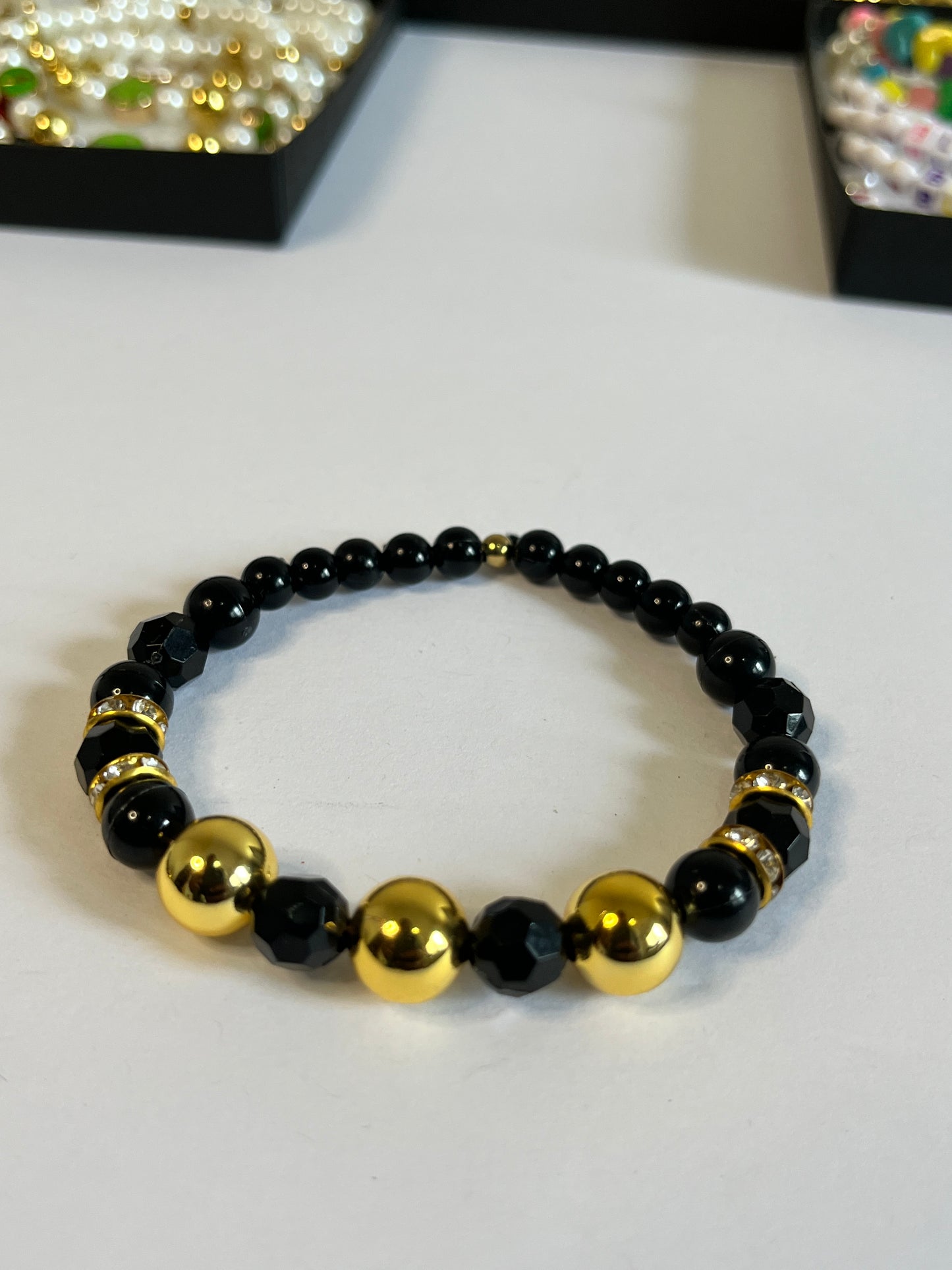 Midnight Gold Bracelet “3moons”